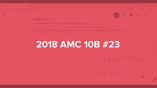 2018 AMC 10B #23