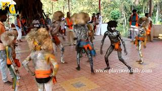 ಪಿಲಿ ನಲಿಕೆ | Tiger Dance | ಹುಲಿ ನೃತ್ಯ | ತುಳುನಾಡ ಹುಲಿ | ತುಳುನಾಡ ಪಿಲಿ ನಲಿಕೆ ಒಮ್ಮೆ ನೋಡಿ | PLAY NOW DAIL