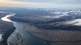 Continuing my final day of #q400 flights into (EAT) Wenatchee, WA. Descent/landing/arrival(01/20/23)