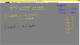 72 Calculer la derivee d'une fonction trigonometrique exemple 3