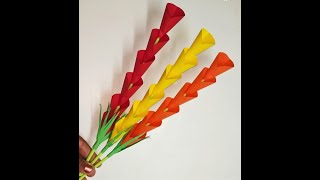 How to Make Paper Flowers | DIY | Paper Craft | Flower Making