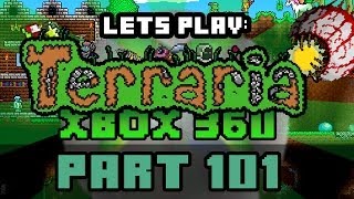 Lets Play Terraria : Xbox 360 Edition | Part 101 - Titan Helmet and Ocram!