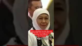 Paslon Khofifah-Dardak diteriaki Fufufafa saat pengundian nomor urut Pilkada Jawa Timur #shorts