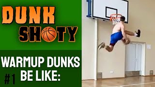 Rozgrzeweczka │ DUNK SHOTY #1🏀