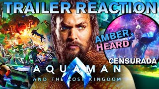 Aquaman 2 - TRÁILER REACCIÓN - REACTION - Teaser - DC - Jason Momoa - James Wan - AMBER HEARD