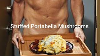 Healthy Stuffed Portobello Mushroom Dinner #healthyfood #dinnerideas #entertainment #healthydinners