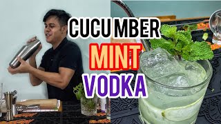 How to  make Cucumber Mint Vodka / Pinoy Bartender / บาร์เทนเดอร์ฟิลิปปินส์