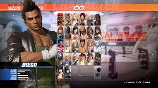 Dead or Alive 6: Diego Combo Challenge