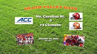 2016 North Carolina State @ Clemson One Hour