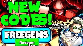 *NOVOS CÓDIGOS* TODOS OS NOVOS CÓDIGOS FUNCIONANDO NO ALL STAR TOWER DEFENSE 2024! ASTD UPDATE