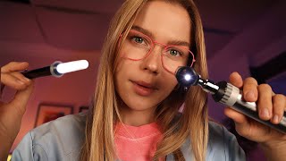 ASMR Doctor Lizi Checking Your Ears!  Ear Examination, Ear Cleaning & Hearing Test ~ Soft Spoken