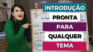 Como escrever uma introdução pronta e perfeita para qualquer tema? - Professora Waydlle Silva