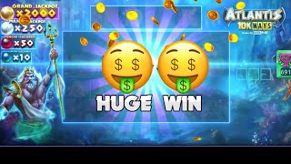 Huge Win!! Atlantis 10k Ways $5 Bet on Luckyland Slots