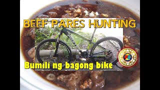 Beef Pares Hunting // Bumili ng bagong bike // Challenge sa pag uwi ng MTB//