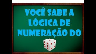 Explicando a lógica da numeração de um dado