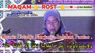 Beautiful video Reading qur'an April 18, 2024.. Alqaria Ustadja Nurjarya Indalan Pantao Mashahllah..