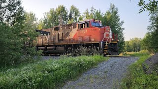 CN 576 in Val-d'Or Québec on July 7th 2023