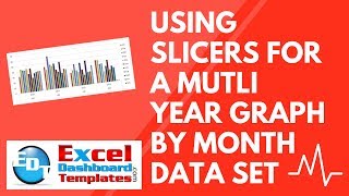 Friday Challenge Answer - Using Excel Slicers for a Mutli year Graph by Month Data Set