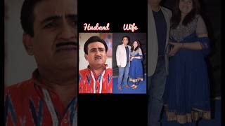 TMKOC all male characters and their real life wive's ❤️#tmkoc #indiancomedyshow #viralshort #comedy