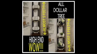 Dollar Tree High End Farmhouse Shelf...Almost 5ft Tall!!!