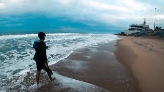 Gopalpur SeaBeach Ganjam || Sunrise In Gopalpur On A Rainy Day || #Goprohero8#motovlog#Beach#sunrise