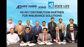 Glimpses of Signing Ceremony with State Life Insurance Corporation of Pakistan