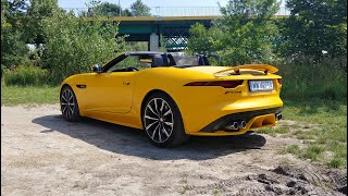 Jaguar F type R dźwięk silnika i wydechu