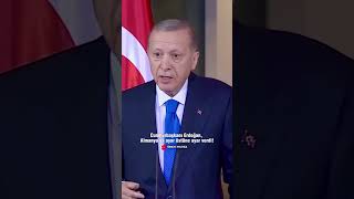 Cumhurbaşkanı Erdoğan, Almanya’ya ayar üstüne ayar verdi!! 🇩🇪🇹🇷 #shorts