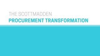 ScottMadden | Procurement Transformation