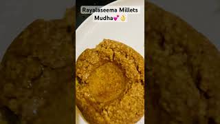 Rayalaseema Millets Mudha 💕👌 #trending #viralfood #ragirecipes