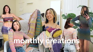 what i made in january | fiber artist's monthly creations