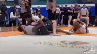 A grappling match i did