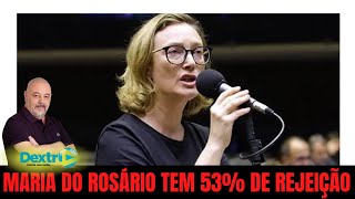 MARIA DO ROSÁRIO TEM 53% DE REJEIÇÃO