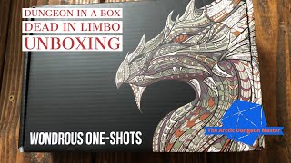 Dungeon in a Box Death in Limbo Unboxing Arctic Dungeon Master