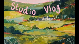 February Studio Vlog (Painting, Prep, & Gardening)