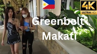 Greenbelt Mall in Makati Manila Philippines 🇵🇭 Walking Tour in 4k Ultra HD