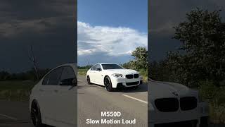 BMW M550D Crazy Acceleration Slow Motion