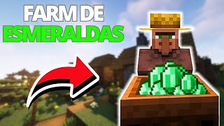 COMO FAZER FARM ESMERALDAS SIMPLES E FÁCIL NO MINECRAFT 1.19+