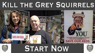 Kill the grey squirrels - join 12,000 of us conservationists