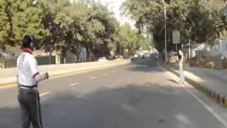 Man Walking Back on a Delhi street