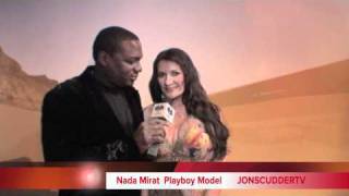 Nada Mirat Playboy model speaks with JONSCUDDERTV