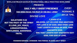 DIVINE LOVE AS THE FRUIT OF THE SPIRIT