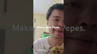 Andy Balala Makan Ikan Pepes. #makan #shortsvideo