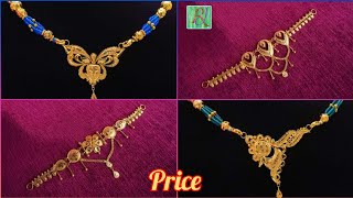 gold choker designs with price / latest gold pendant design weight and price