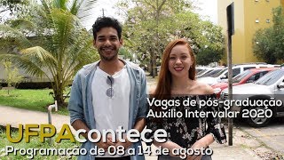 UFPAcontece | Agenda da UFPA | 08 a 14 de setembro