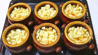 ГОРШОЧКИ с картошкой В ДУХОВКЕ / Постные блюда / Pots in the oven