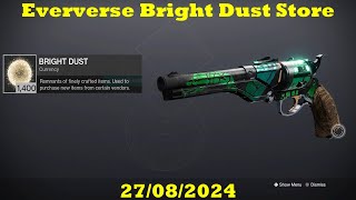 Destiny 2: The Final Shape - Eververse Bright Dust Store 27 August 2024