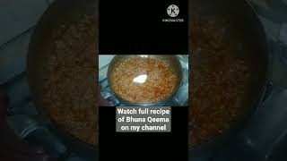 Katakat style qeema recipe #shorts #bhunaqeema #howtomakekeema #katakat  #keema #qeemarecipes #food