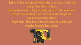 DEWALT DCH253N-XJ 18V XR SDS HAMMER BARE UNIT