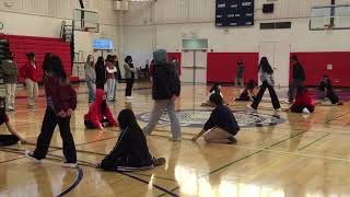 TRP Tinikling Team December 2nd "Practicing" the Ghost Dance